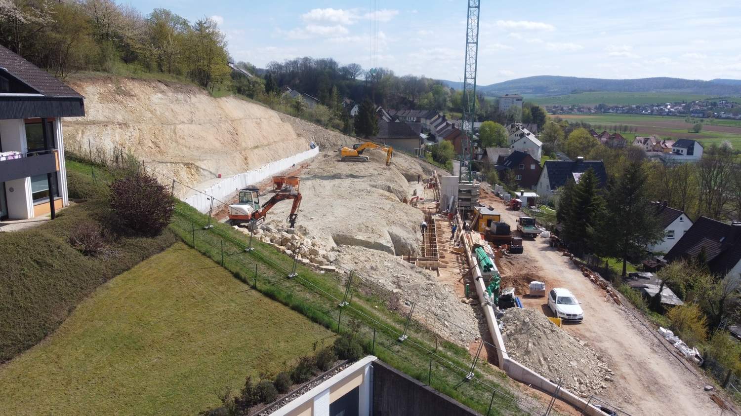 Luftaufnahme vom 27.04.2023 – Wohnanlage Oberer Katthagen, Alfeld