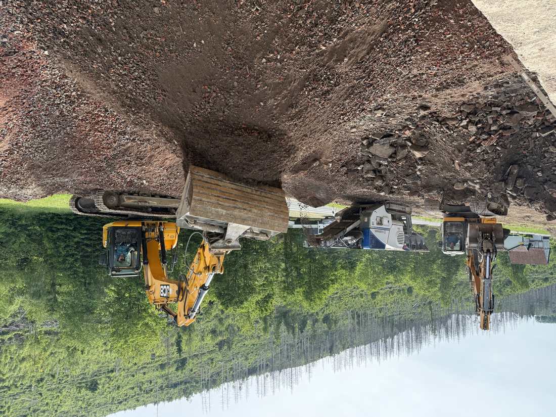 Baustellenfoto (Bild 2) – Produktionshalle Silberhütte, Braunlage
