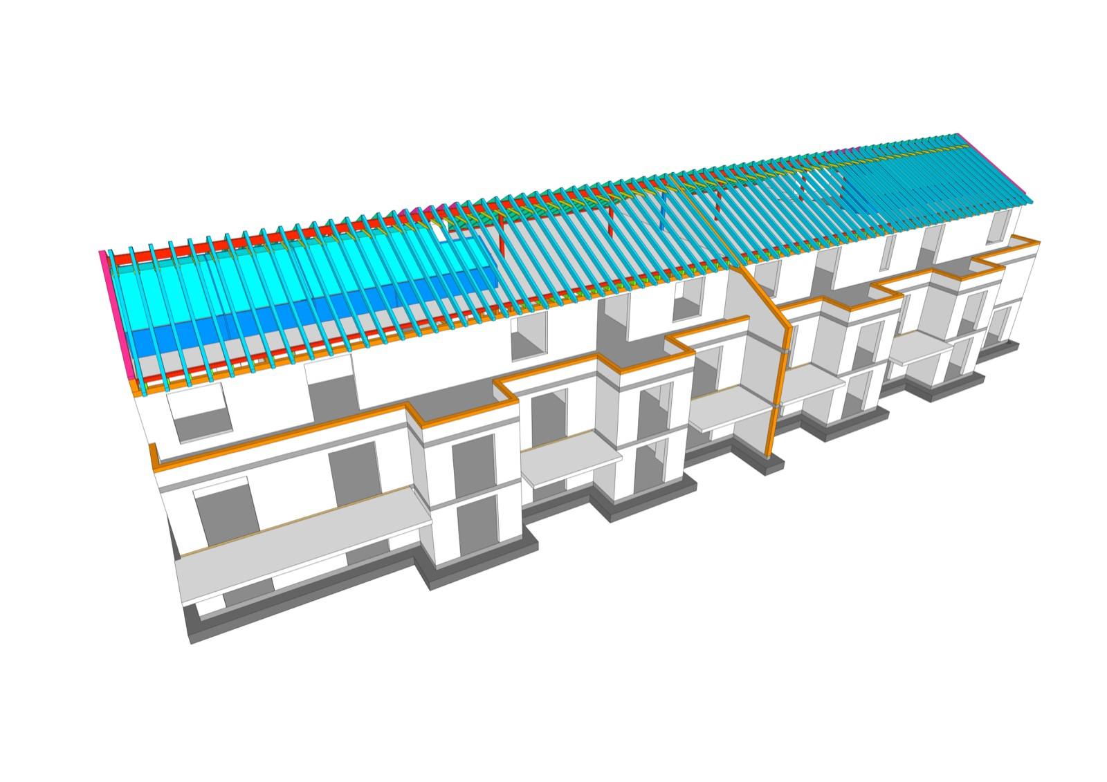 3D-Entwurf (Bild 5) – Mehrfamilienhaus Broistedt Ost, Broistedt