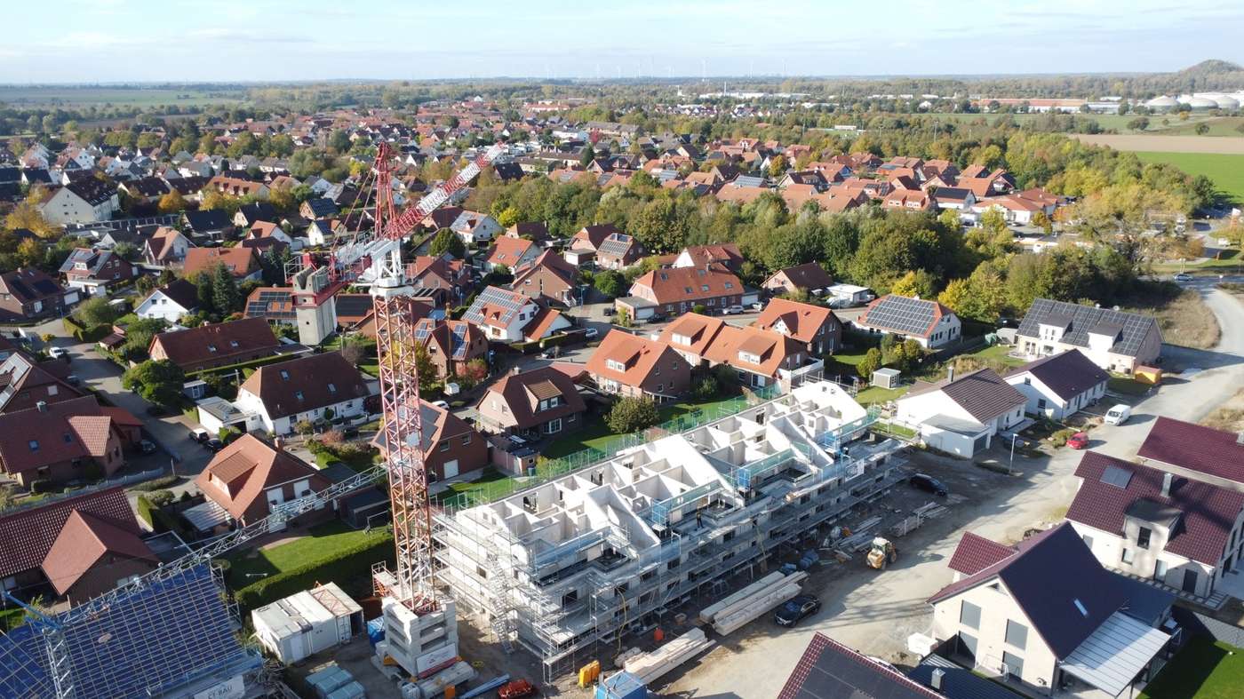 Baustellenfoto im Oktober 2024 (Bild 8) – Mehrfamilienhaus Broistedt Ost, Broistedt