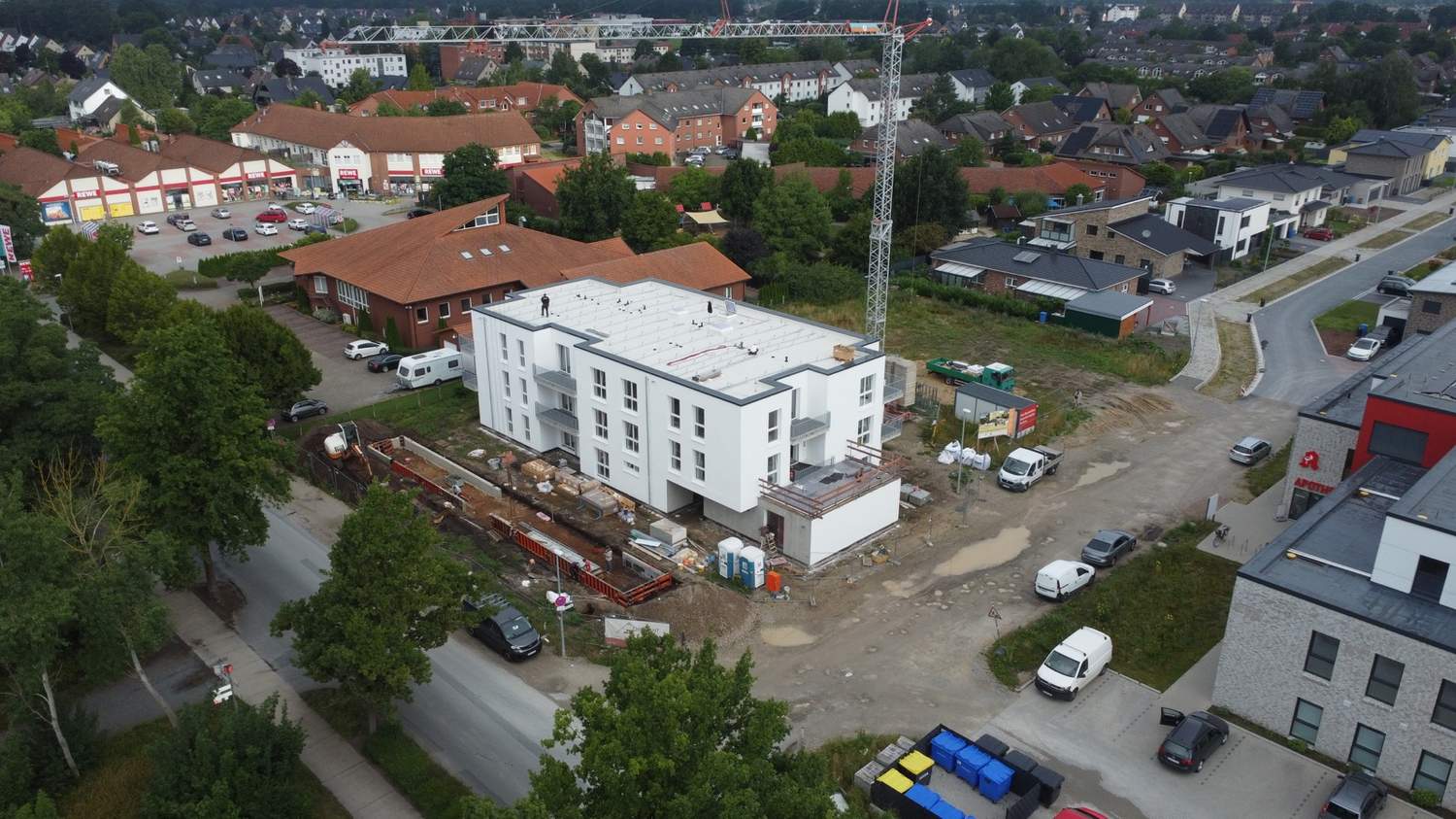 Baustellenfoto im Juli 2025 (Bild 4) – Mehrfamilienhaus Dumfrieser Ring, Gifhorn