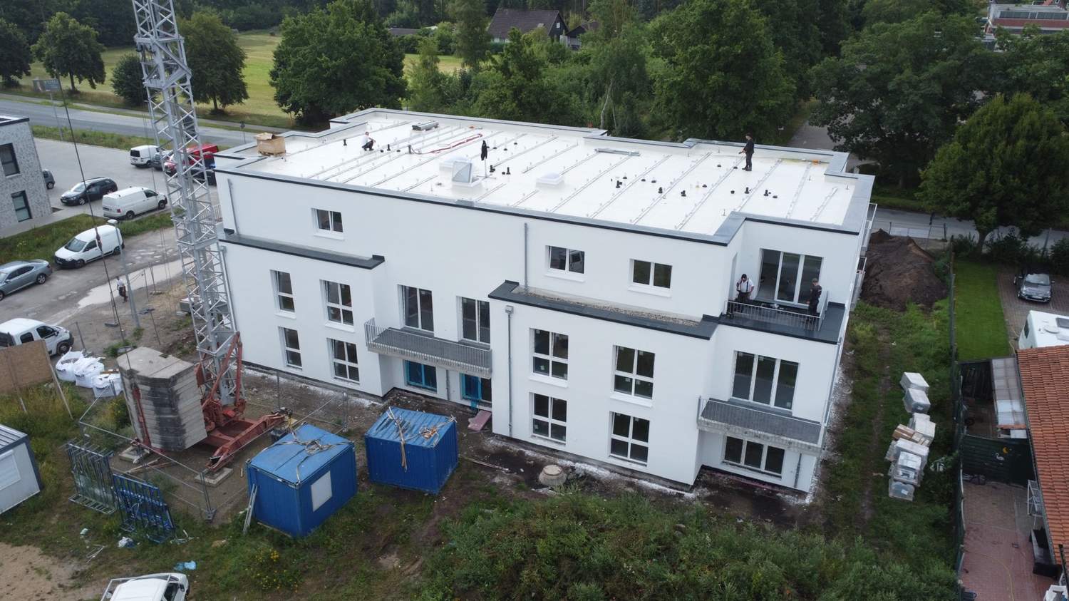 Baustellenfoto im Juli 2025 (Bild 6) – Mehrfamilienhaus Dumfrieser Ring, Gifhorn