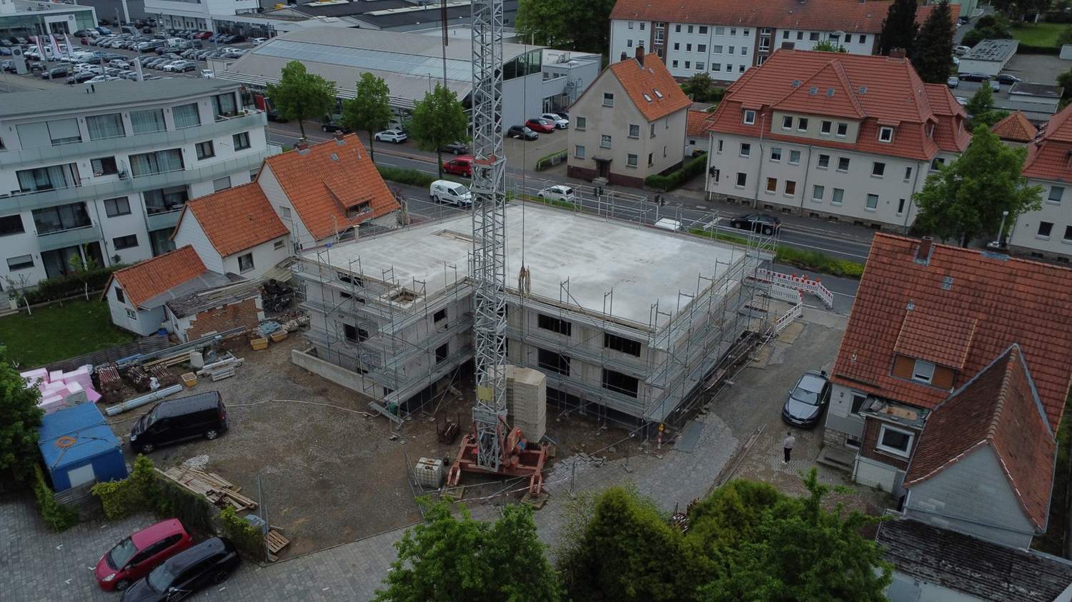 Baustellenfoto im Mai 2026 (Bild 3) – Wohnheim Kasseler Landstraße 96/98, Göttingen