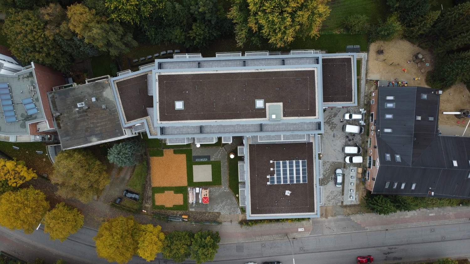 Visualisierung Perspektive Draufsicht – Wohnungsbau Hamburg-Jenfeld, Hamburg