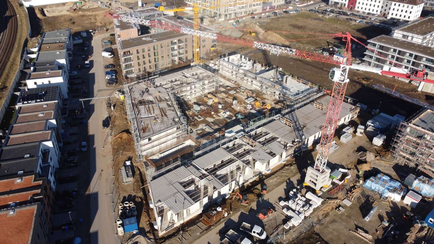 Luftaufnahme vom 14.02.2023 – Wohnanlage Hildesheim, Hildesheim
