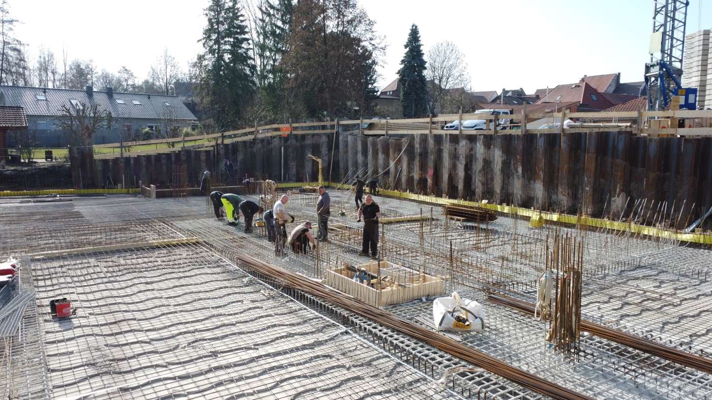 Baustellenfoto im März 2026 (Bild 2) – Wohnzwilling Königslutter, Königslutter am Elm