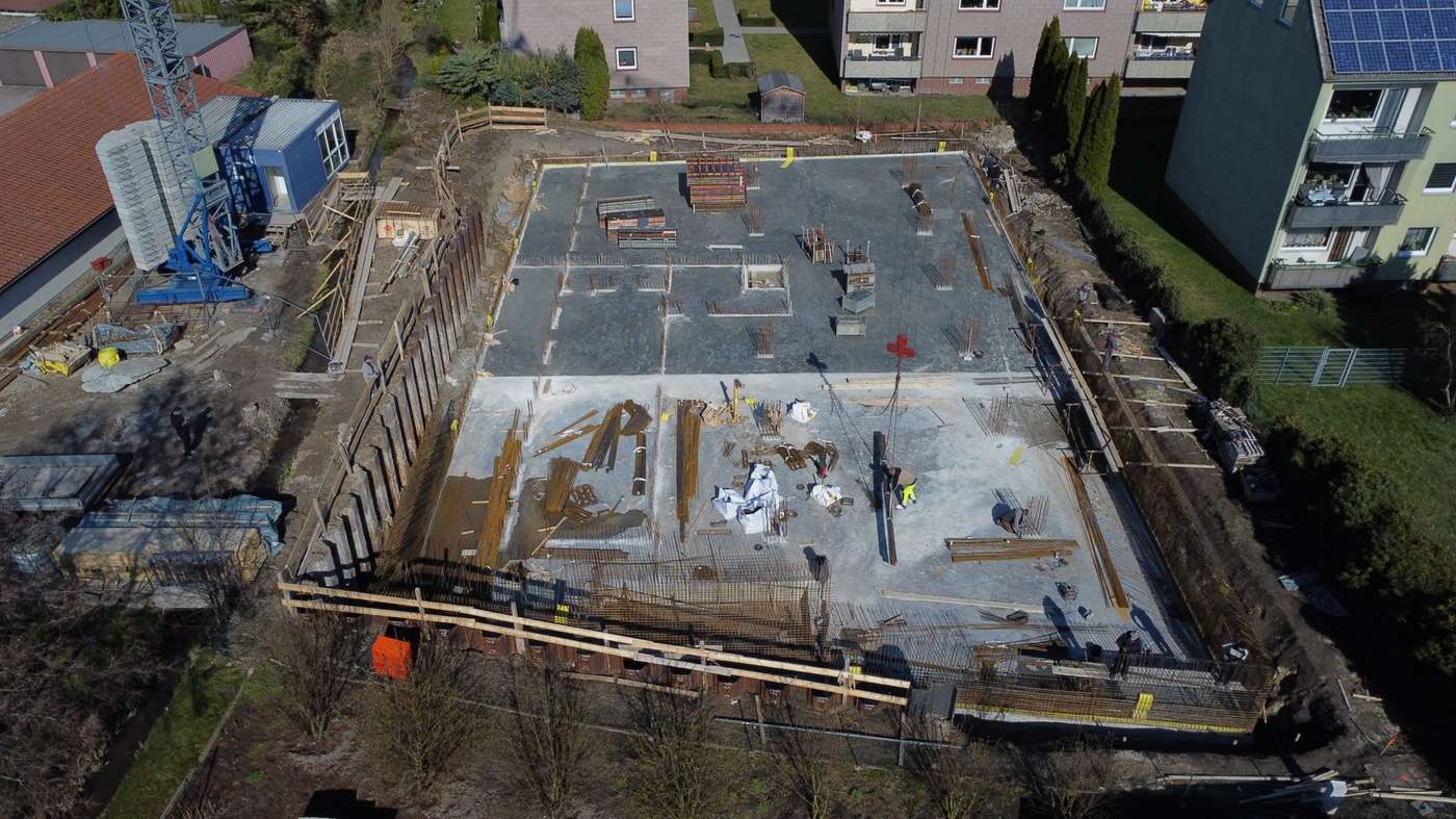Baustellenfoto im März 2026 (Bild 4) – Wohnzwilling Königslutter, Königslutter am Elm