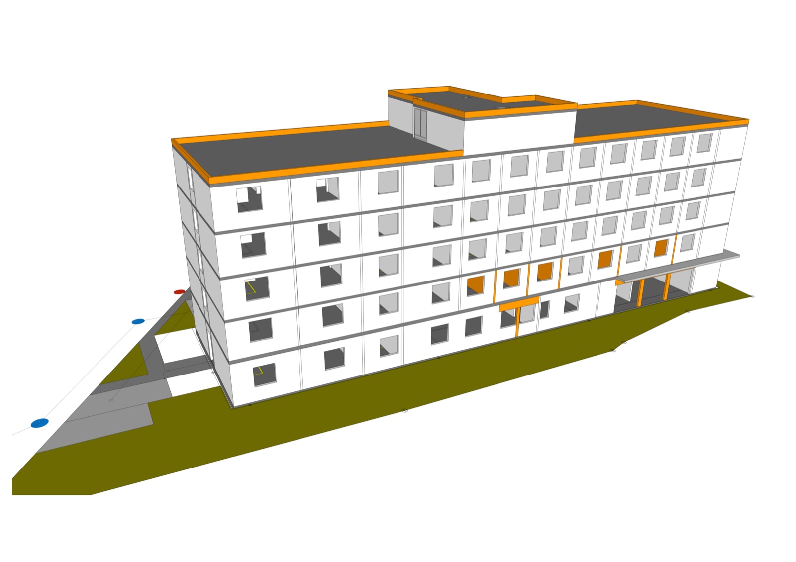 3D-Entwurf (Bild 8) – B&B Hotel Lippstadt, Lippstadt