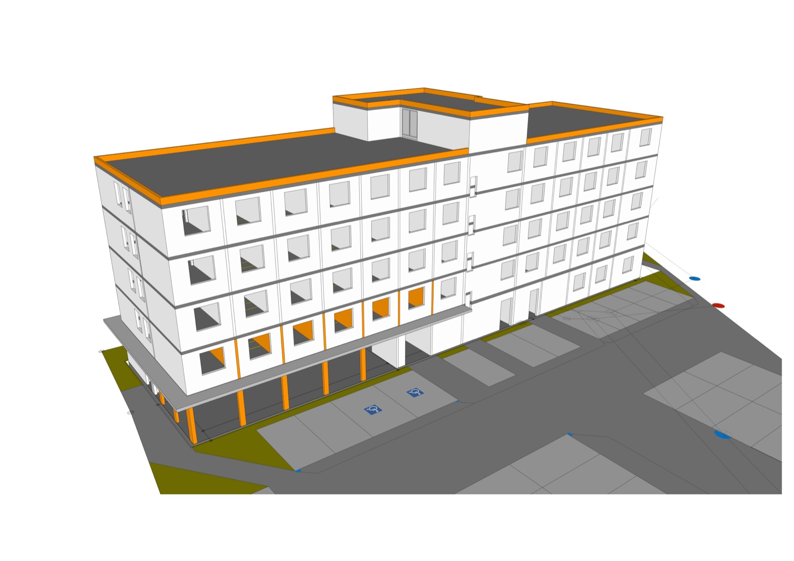 3D-Entwurf (Bild 9) – B&B Hotel Lippstadt, Lippstadt