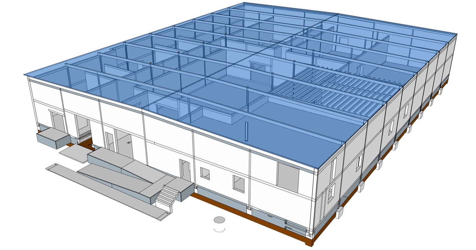 Visualisierung Perspektive – Produktionshalle Salzgitter, Salzgitter