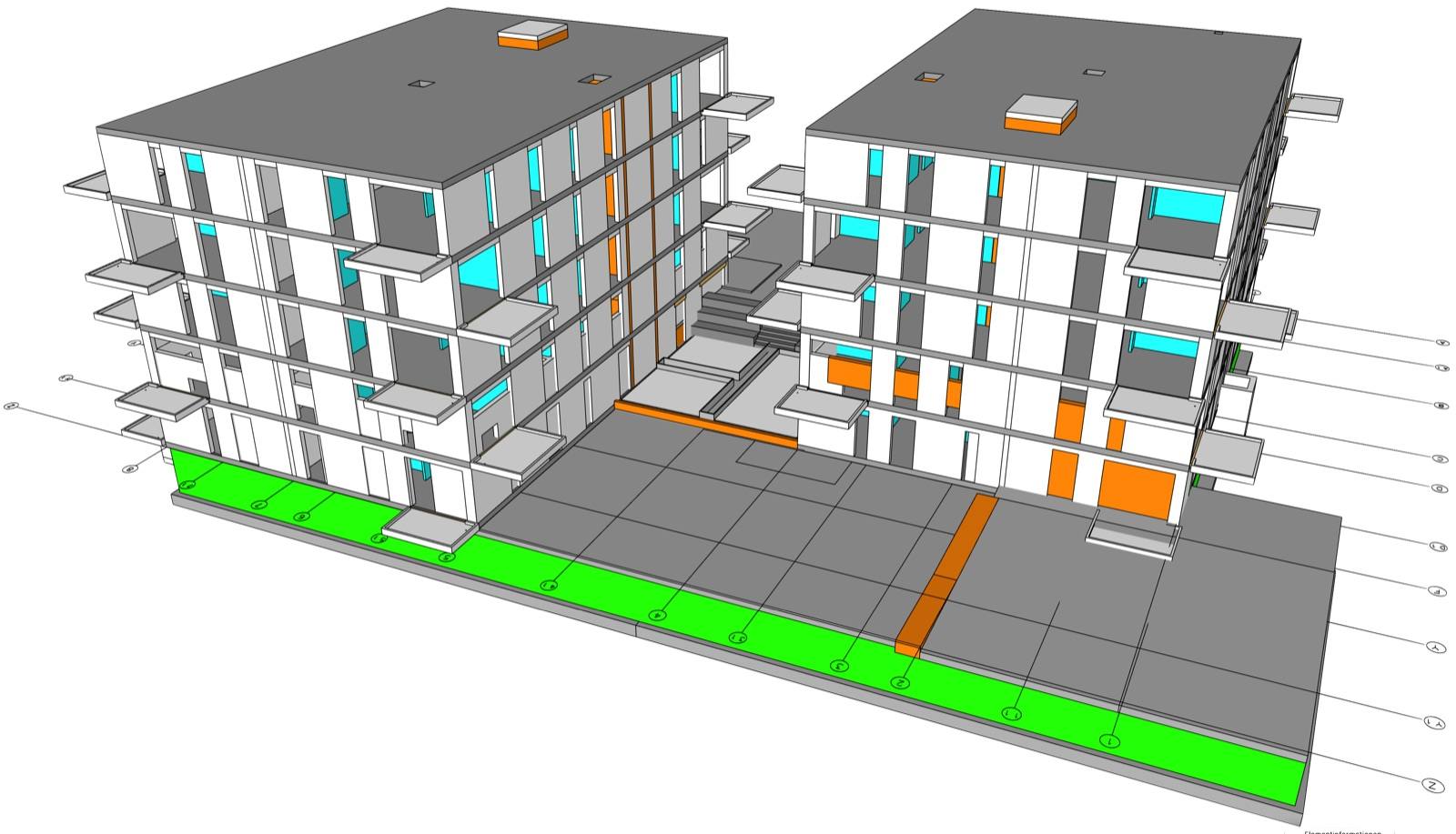 Visualisierung Perspektive – Hellwinkel Wohnzwilling, Wolfsburg